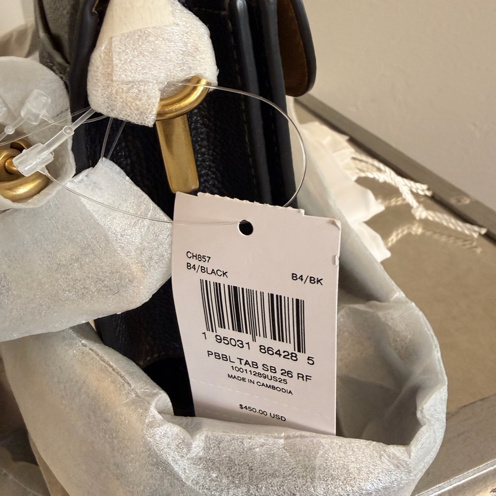 NWT Coach Tabby  Leather Shoulder Bag 26 - Picture 5 of 8